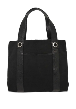 Bvlgari Pre-Owned 1990-2000s logomania canvas tote bag - Black