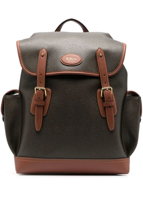 Mulberry logo plaque-detail backpack - Brown
