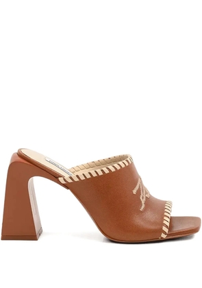 Karl Lagerfeld 90mm Astra Nova mules - Brown