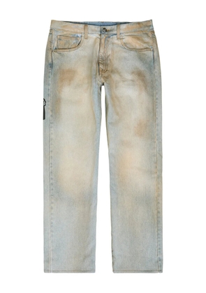 Warren Lotas Reaper graphic-print jeans - Blue