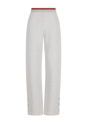 Gucci button-detail track pants - Grey