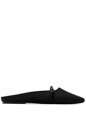 St. Agni Plié buckled mules - Black
