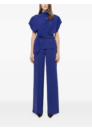 NISSA pressed-crease trousers - Blue