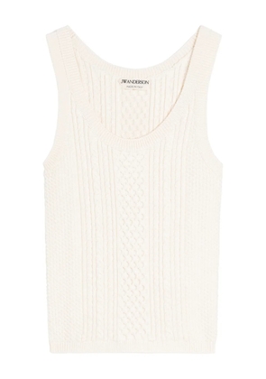 JW Anderson cable knit top - Neutrals