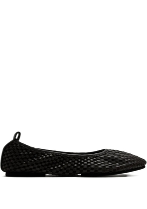 St. Agni Lattice woven ballet flats - Black