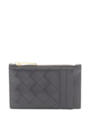 Bottega Veneta Pre-Owned 2020s Intrecciato coin-purse card case - Black