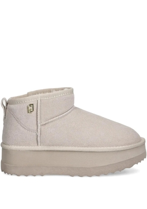 LIU JO platform ankle boots - Neutrals