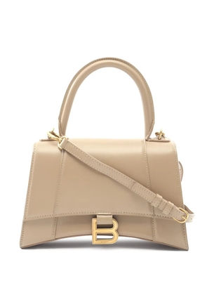 Balenciaga Pre-Owned 2010s small hourglass leather handbag - Neutrals