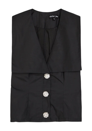 Sister Jane Birdie collared vest - Black