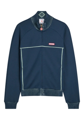 Casablanca zip-up sweatshirt - Blue