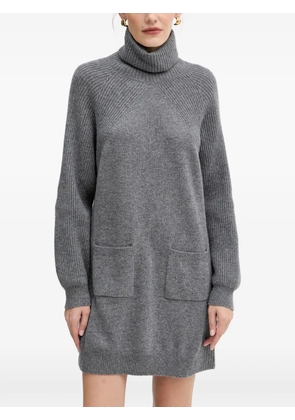 LIU JO roll-neck mini dress - Grey