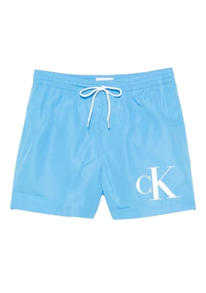 Calvin Klein logo swim shorts set - Blue