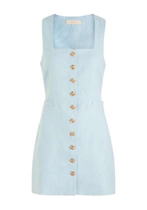 Faithfull the Brand sleeveless buttoned dress - Blue