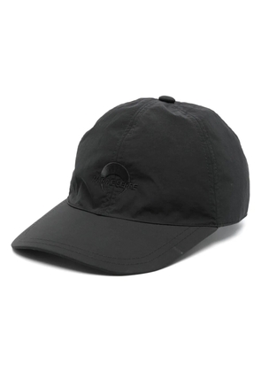 Marine Serre Crescent Moon-embroidered cap - Black