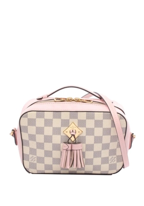 Louis Vuitton Pre-Owned 2019 Damier Azur Saintonge crossbody bag - White