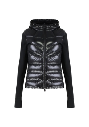 Moncler Grenoble padded zip-up hoodie - Black