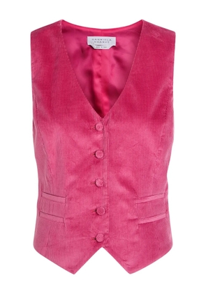Gabriela Hearst V-neck waistcoat - Pink
