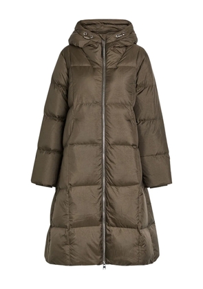 Varley hooded oversized coat - Brown