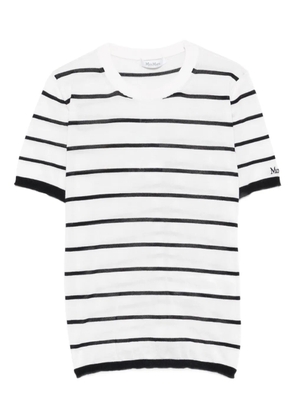 Max Mara striped T-shirt - White