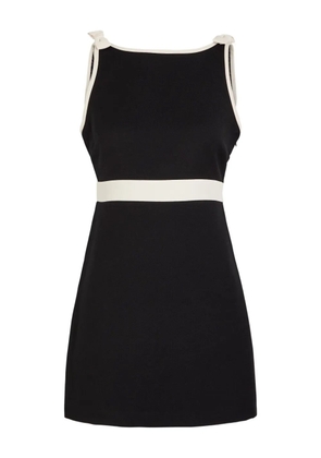 LoveShackFancy Catrice bow-appliqué mini dress - Black