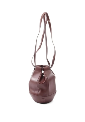 Cartier 2010s Mast Line leather bucket bag - Red