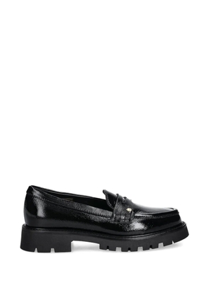 Baldinini lug-sole platform penny loafers - Black