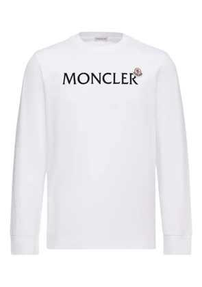 Moncler logo-print sweatshirt - White