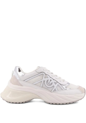 PINKO logo-appliqué sneakers - White