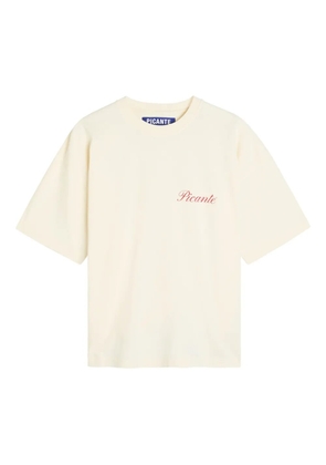 PICANTE embroidered T-shirt - Neutrals