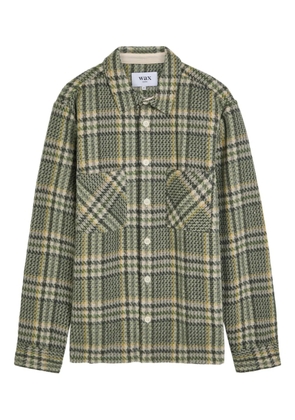 Wax London Whiting check pocket jacket - Green