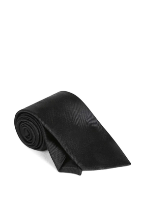 TOM FORD textured silk tie - Black