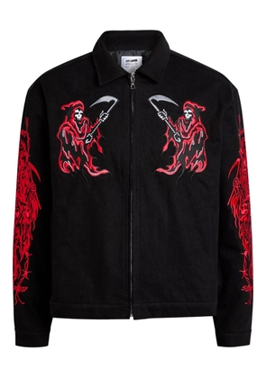 Warren Lotas Reaper embroidered jacket - Black