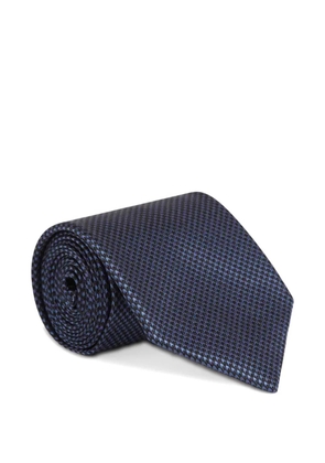 TOM FORD textured silk tie - Blue