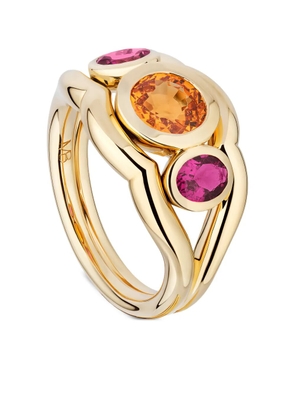 Mason and Books Spessartite Slingshot ring - Gold