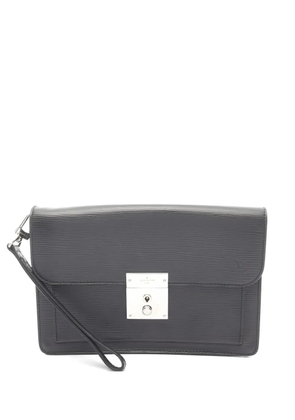 Louis Vuitton Pre-Owned 2015 Neo Beraia leather clutch bag - Grey