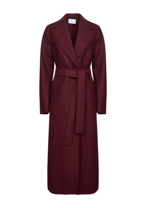 Harris Wharf London belted wrap coat - Red