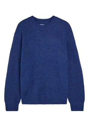 Wax London crew-neck long-sleeve sweater - Blue