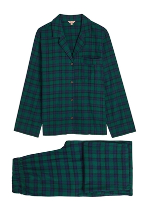 Eberjey tartan-print pyjama set - Green