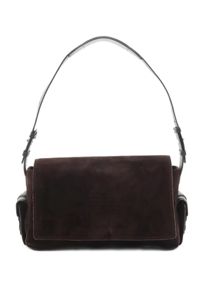 Givenchy Pre-Owned 2000s 4G suede shoulder bag - Brown