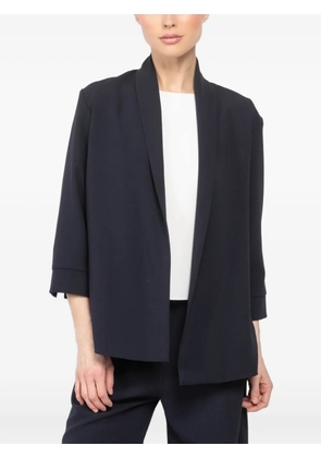 Peter Cohen shawl-collar three-quarter sleeve jacket - Blue