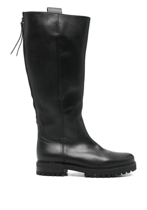 GABOR leather boots - Black