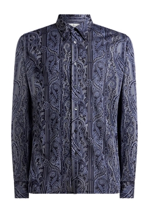 ETRO buttoned paisley shirt - Blue
