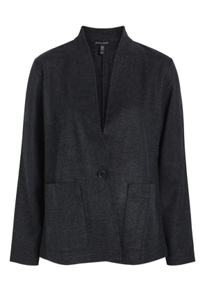 Eileen Fisher pocketed single-breasted jacket - Grey
