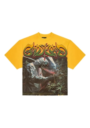 GODSPEED Indoor Gelato graphic-print T-shirt - Yellow