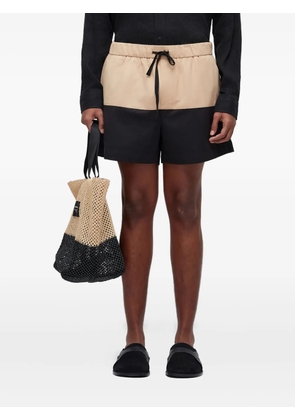 Osklen bicolor drawstring swim shorts - Neutrals