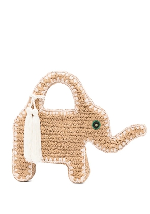 Simon Miller elephant-motif tote bag - Neutrals