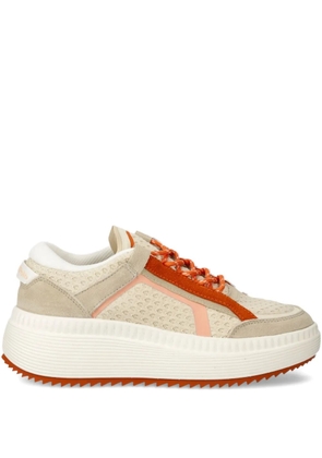 Marc O'Polo mesh-panel platform sneakers - Neutrals