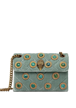 Kurt Geiger London quilted jewel satchel bag - Green