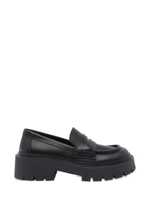 Vic Matie black platform loafers
