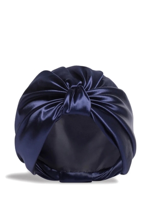 Alberta Ferretti knotted hat - Blue
